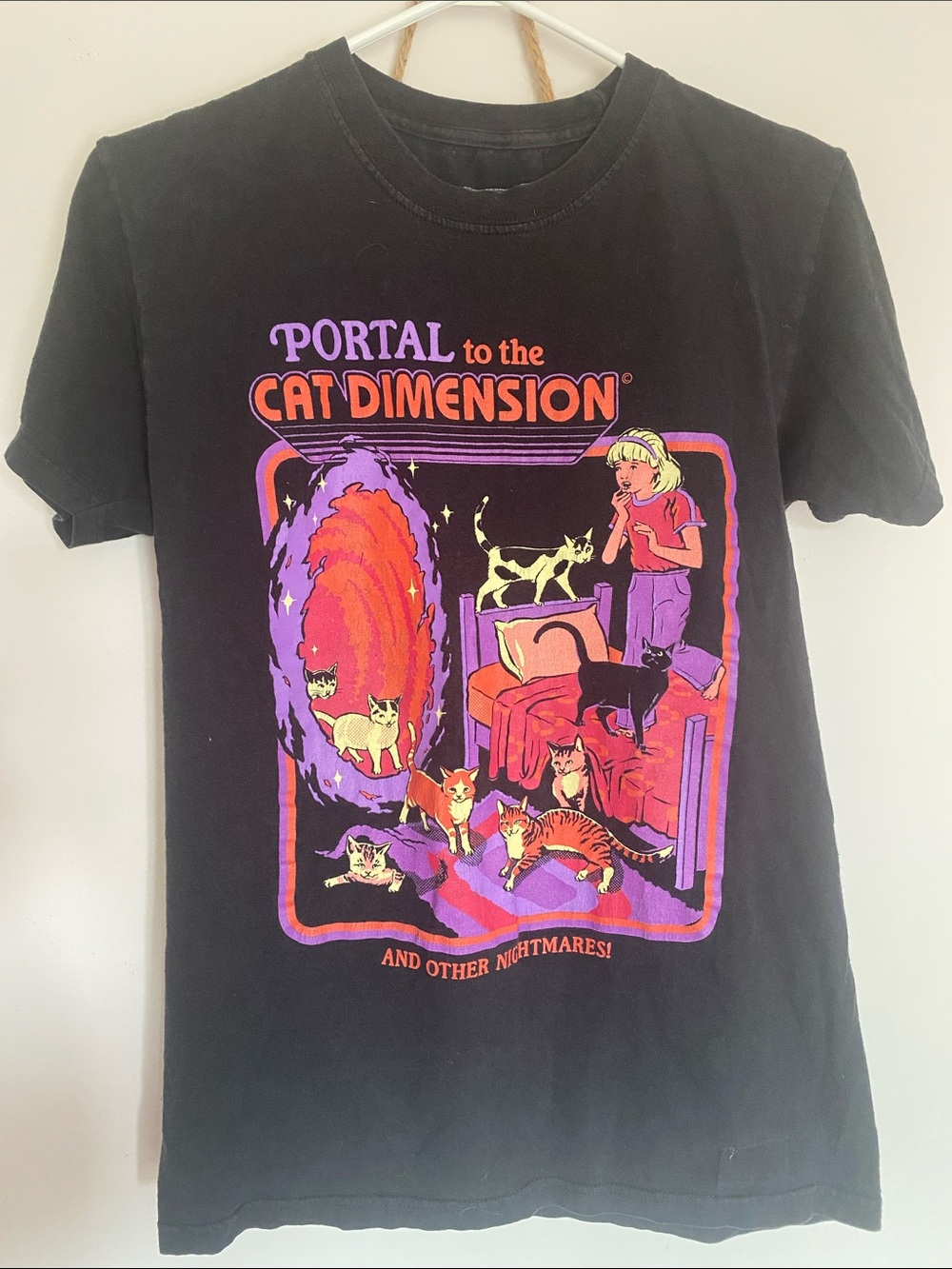 Steven Rhodes Portal to the Cat Dimension Men Clothes humour